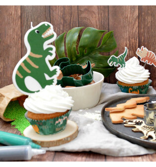 ScrapCooking Baking Cups &amp; Topper Einhorn Set/24