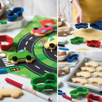 Decora Cars Cookie Cutters Set/3