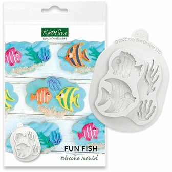 Katy Sue Fun Fish Siliconen mal