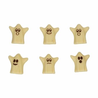FunCakes Chocolade Decoraties 3D Ghosts Set/6