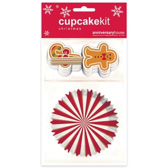 AH Gingerbread Swirl Cupcake Kit/28