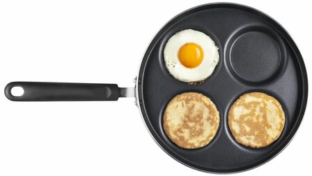 Ibili Cr&ecirc;pepan, voor 4 mini-cr&ecirc;pes/omelets