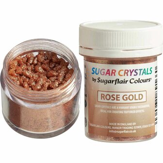 Sugarflair Suikerkristallen Rose Gold 40 g