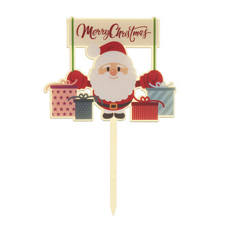 Dekora Cake Topper Santa Claus 16 x 10,5cm