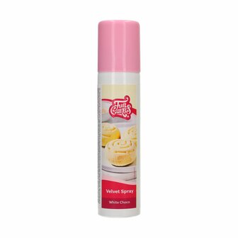 FunCakes Fluwelen Spray Wit Choco 100 ml