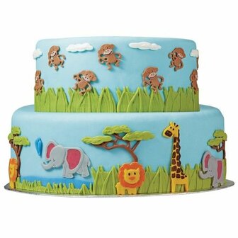 Wilton Fondant &amp; Gum Paste Mold Jungle Animals