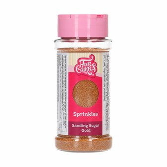 FunCakes Sanding Sugar 80g - Goud