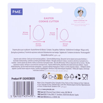 PME Paas Koekjesvorm Set van 2 - Eieren