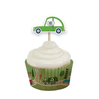 AH Transport Cupcake Toppers pk/12