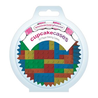 AH Building Blocks Cupcake Cases pk/60