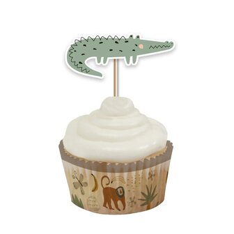 AH Safari Cupcake Toppers pk/12