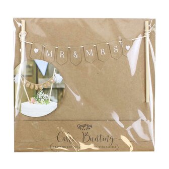 Ginger Ray Mr &amp; Mrs Cake Bunting 