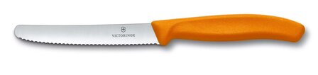 Victorinox Zwitsers Classic Tomaat en Tafelmes Oranje Kartel Rand