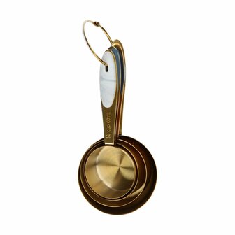 Wilton Gold Metal Measuring Cups 4pc