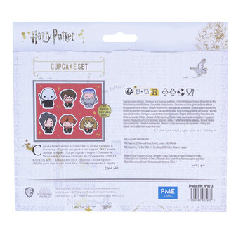 PME Harry Potter Cupcake vormpjes &amp; Topper Set /12