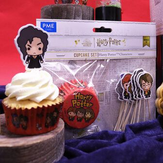 PME Harry Potter Cupcake vormpjes &amp; Topper Set /12