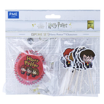 PME Harry Potter Cupcake vormpjes &amp; Topper Set /12