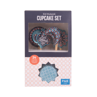 PME Cupcake Eid Mubarak Set/48