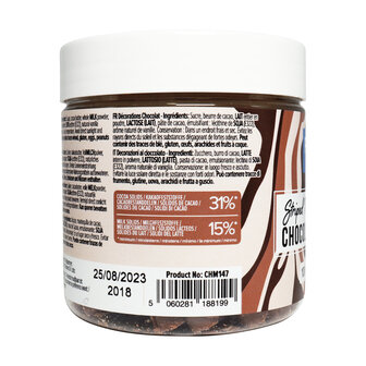 PME Chocolate Curls - Gestreepte Mini Cigarellos 100g