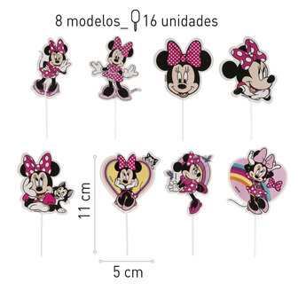 Dekora Cake Toppers Minnie 16/st