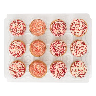 PME Set van 3 Plastic Cupcakehouders (12 holtes)