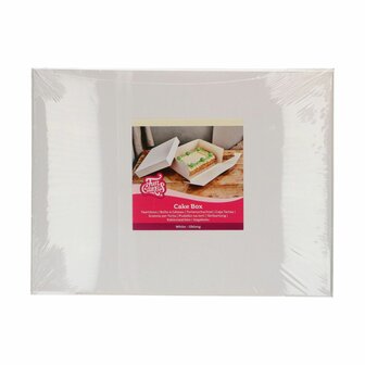 FunCakes Taartdoos Wit 50x40x15 cm pk/1