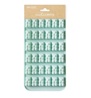 Scrapcooking Silicone Mal Snoepbeertjes 23,3 x 12,6 x 1,5 cm