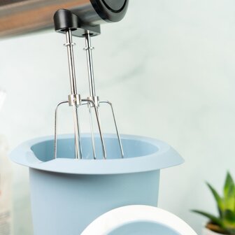 Westmark Mengkom met tweedelig deksel, 1 l, blauw/wit