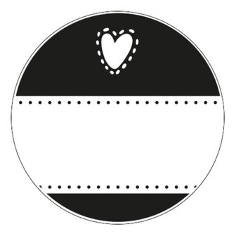 Westmark 24 decoratieve etiketten, rond &oslash; 3,5 cm
