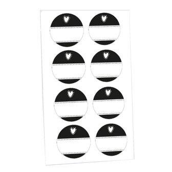 Westmark 24 decoratieve etiketten, rond &oslash; 3,5 cm