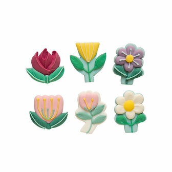 Decora Sugar Decorations Spring Pk/6