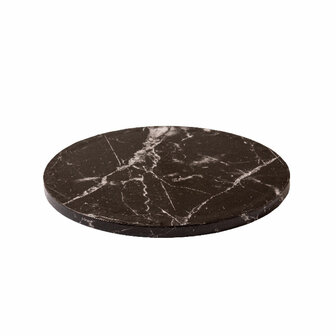 Decora Cake Drum Rond &Oslash; 25cm Marmer Zwart