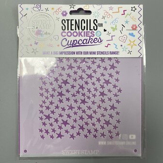 Sweet Stamp Mini Stencil Sterren