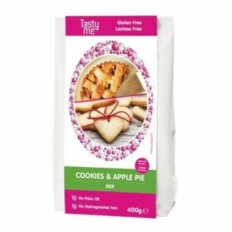 Tasty Me Cookies &amp; apple pie mix 400g - glutenvrij