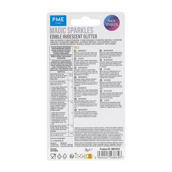 PME Magic Sprinkles, Eetbare Iriserende Glittervlokken &ndash; Goud (3g)