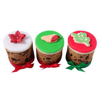 PME Kerst Eetbare Suikerdecoraties - Onder de Mistletoe (12 stuks)