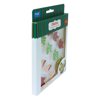 PME Kerst Eetbare Suikerdecoraties - Onder de Mistletoe (12 stuks)