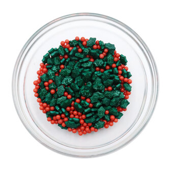 PME Strooisels voor Kerst - Hulstmix (105g)