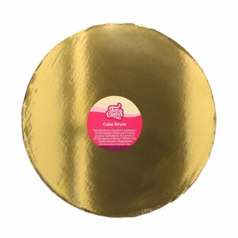 FunCakes Cake Drum Round &Oslash;35 cm - Goud - 20mm