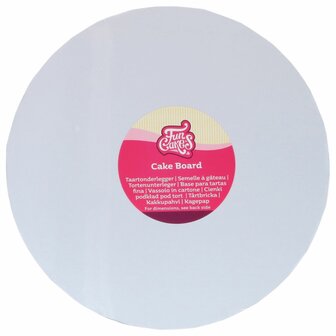 FunCakes Cake Board Rond Wit &Oslash; 25 cm