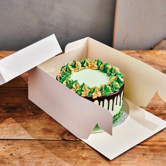 FunCakes Taartdoos Wit 20x20x20 cm pk/1