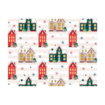 Decora Happy Christmas Box for Sweets pk/1