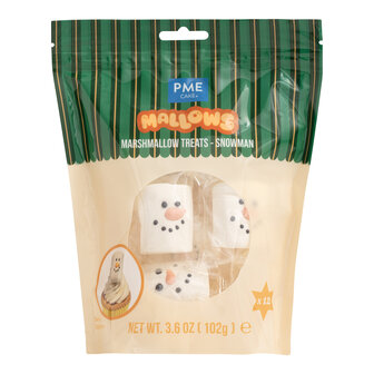 PME Kerst Marshmallow - Sneeuwman 102g 