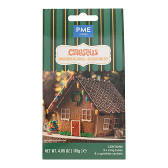 PME Peperkoekhuis Decoratieset 115g