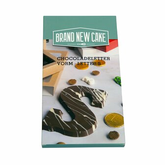 BrandNewCake Chocoladeletter Vorm 150g Letter S