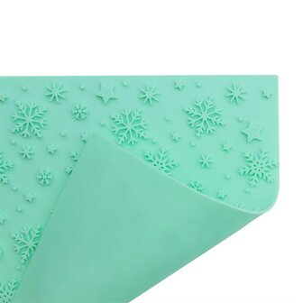 PME Siliconen Impression Mat Sneeuw