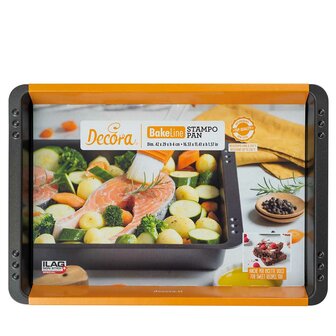 Decora Bake&amp;Cook Line Large Low Rectangular Mold 42 x 29 x 4 h cm