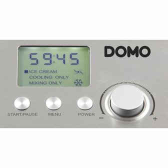 DOMO Eismaschine mit Kompressor &ndash; 2 L