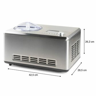 DOMO Eismaschine mit Kompressor &ndash; 2 L
