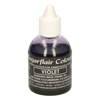 Sugarflair Colorant A&eacute;rographe Violet Clair 60ml